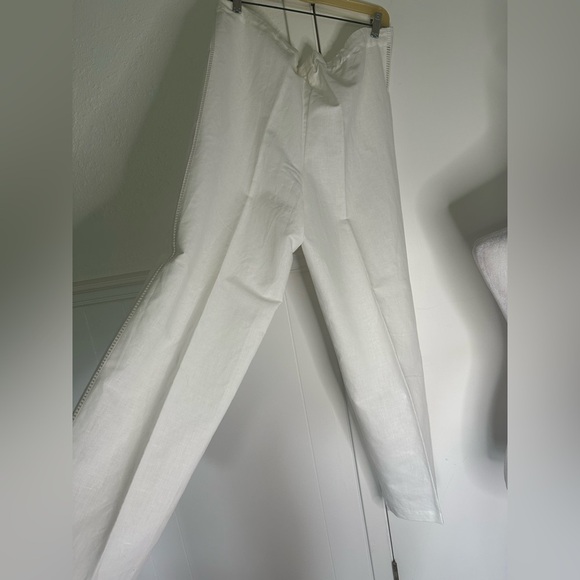 Victoria's Secret Vintage Gold label white Cotton-Linen Blend Set size M - Picture 10 of 10